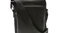 Borseta MARIO FERRETTI neagra, 8981, din piele naturala