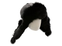 Caciula KLOP neagra, ZIMUSKA, din piele naturala - 1