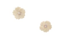 Cercei ALDO albi, CAMELLIAA 102, din metal