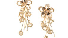 Cercei ALDO aurii, FLORIFY 710, din metal