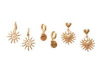 Cercei ALDO aurii, LUVSHELL 240, din metal - 1