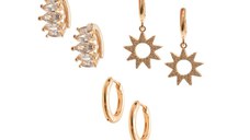 Cercei ALDO aurii, SUNLIT 972, din metal