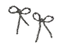 Cercei ALDO negri, TINSLA 001, din pvc - 1