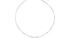 Colier ALDO argintiu, FLOREST 973, din metal