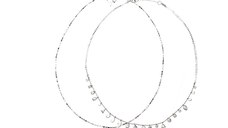 Colier ALDO argintiu, FOETHA 973, din metal