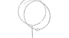 Colier ALDO argintiu, GLAMOUREA 040, din metal