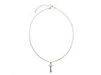 Colier ALDO argintiu, KEY TO MY HEART 973, din metal - 1