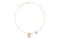 Colier ALDO auriu, LOVECAPSN 710, din metal - 1