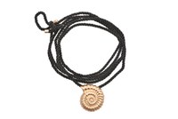 Colier ALDO negru, URSULA NECKLACE 970, din material textil - 1