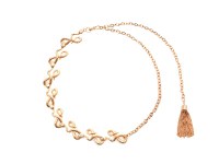 Curea ALDO aurie, VIPERELLE 710, din metal - 1