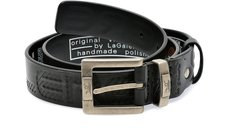 Curea LA GALERE neagra, 7871640, din piele naturala