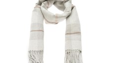 Esarfa KLOP gri, BC04, din material textil