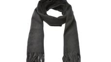 Esarfa KLOP neagra, BC02, din material textil