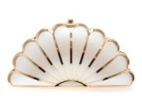 Geanta ALDO alba, ARIELCLUTCH 976, din piele ecologica - 1