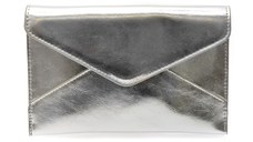 Geanta ALDO argintie, LUPINE 041, din piele ecologica