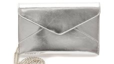 Geanta ALDO argintie, LUPINE 041, din piele ecologica