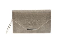 Geanta ALDO argintie, WELTER 042, din material textil - 1