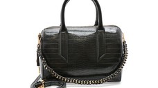 Geanta ALDO neagra, ALBALAEREL 001, din piele ecologica