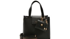 Geanta ALDO neagra, CALIORA 001, din piele ecologica