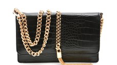 Geanta ALDO neagra, LILITHA 001, din piele ecologica