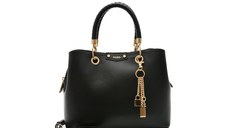 Geanta ALDO neagra, LOTHYCAN 001, din piele ecologica