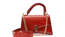 Geanta ALDO rosie, LUCENA 600, din piele ecologica lacuita