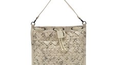 Geanta DESIGUAL alba, SAKP27, din piele ecologica