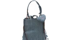 Geanta DESIGUAL albastra, SAKD08, din material textil