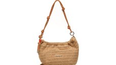 Geanta DESIGUAL bej, SAXO01, din material textil