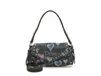 Geanta DESIGUAL bleumarin, SAXA57, din material textil - 1