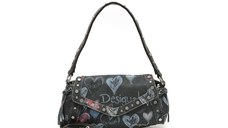 Geanta DESIGUAL bleumarin, SAXA57, din material textil