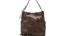 Geanta DESIGUAL maro, WAXPBA, din piele ecologica