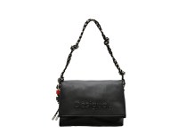 Geanta DESIGUAL neagra, SAXP61, din piele ecologica - 1