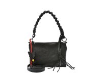 Geanta DESIGUAL neagra, SAXPAM, din piele ecologica - 1