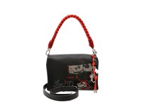 Geanta DESIGUAL neagra, WAXP19, din piele ecologica - 1