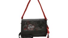 Geanta DESIGUAL WAXP98 neagra din piele ecologica