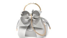 Geanta EPICA argintie, 1050, din piele ecologica