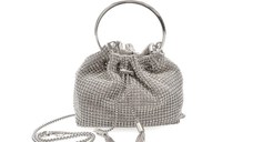 Geanta EPICA argintie, 8011, material textil