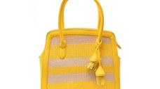 Geanta EPICA galbena, 118, din piele ecologica