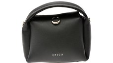Geanta EPICA neagra, 203901, din piele naturala