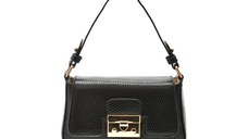 Geanta EPICA neagra, HSY66, din piele ecologica