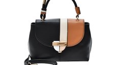 Geanta EPICA neagra, model 3620 din piele ecologica