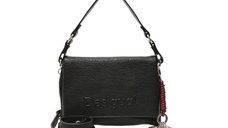 Geanta neagra DESIGUAL WAXP08 din piele ecologica