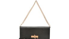 Geanta plic ALDO THALEA 001, neagra, din piele ecologica