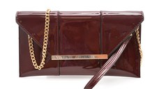 Geanta plic ALDO visinie, FEILLE 600, din piele ecologica lacuita