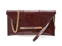 Geanta plic ALDO visinie, FEILLE 600, din piele ecologica lacuita - 1