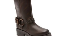 Ghete CLARKS maro, REBEUP, din piele naturala