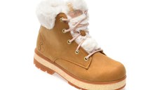 Ghete SKECHERS maro, STREET GLITZ , din piele ecologica