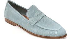 Mocasini eleganti ALDO albastri, JOURNEY 451, din piele intoarsa