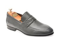 Mocasini eleganti LE COLONEL gri, 65926, din piele naturala - 1